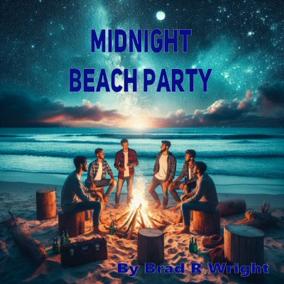 Midnight Beach Party - Single cover art by Brad R Wright