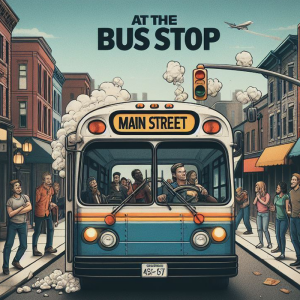 At the Bus Stop - EP cover art by Brad R Wright